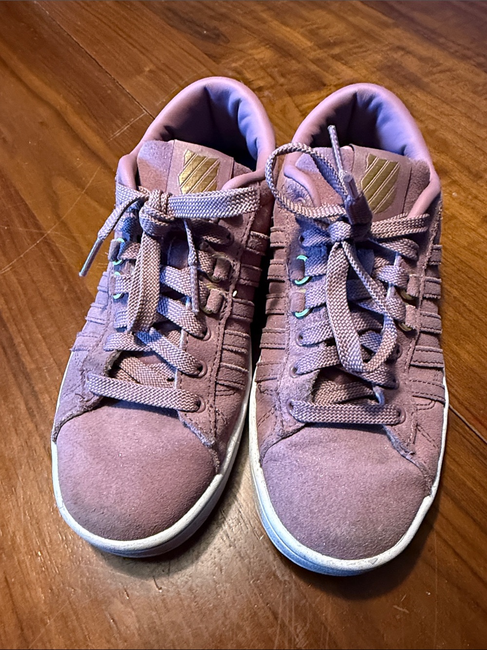 K-Swiss Women's Suede Sneakers - Mauve Pink